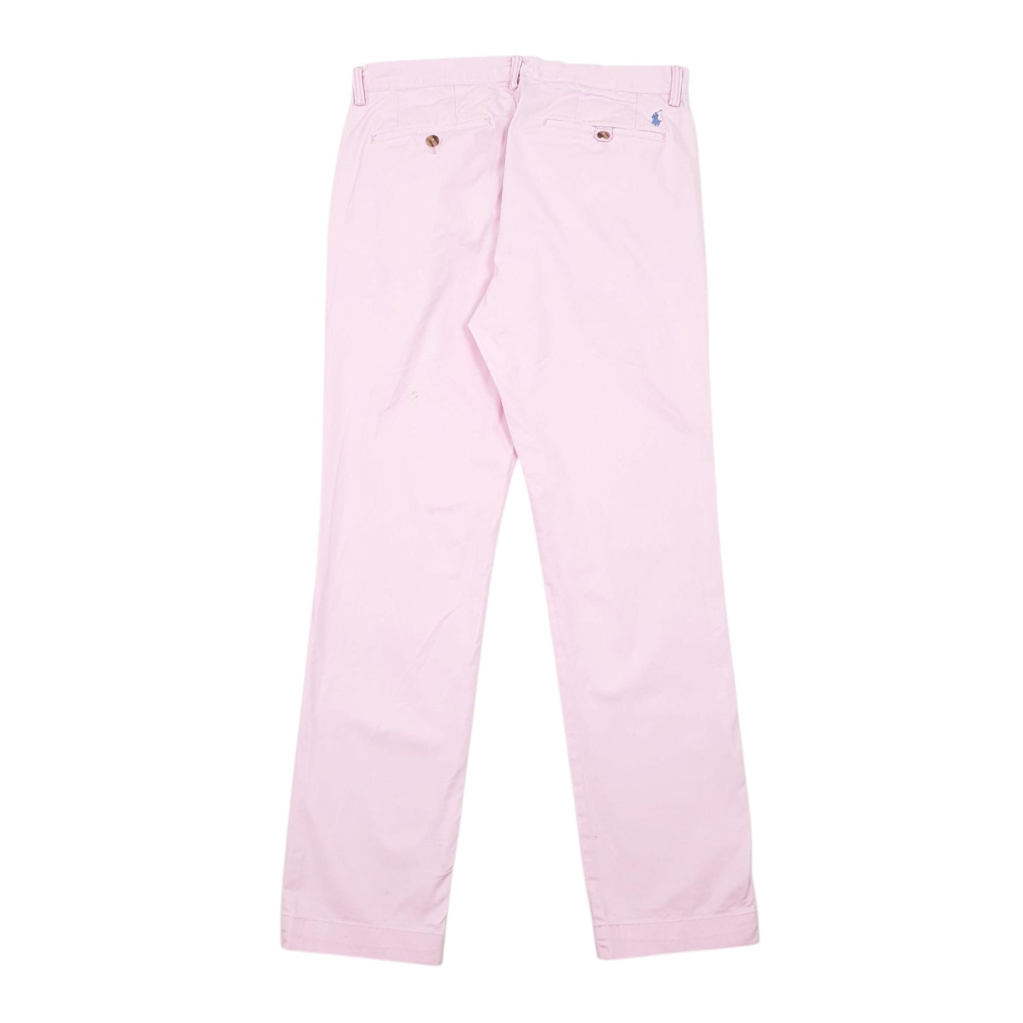Mens Pink Polo Ralph Lauren Stretch Straight Fit  Trousers