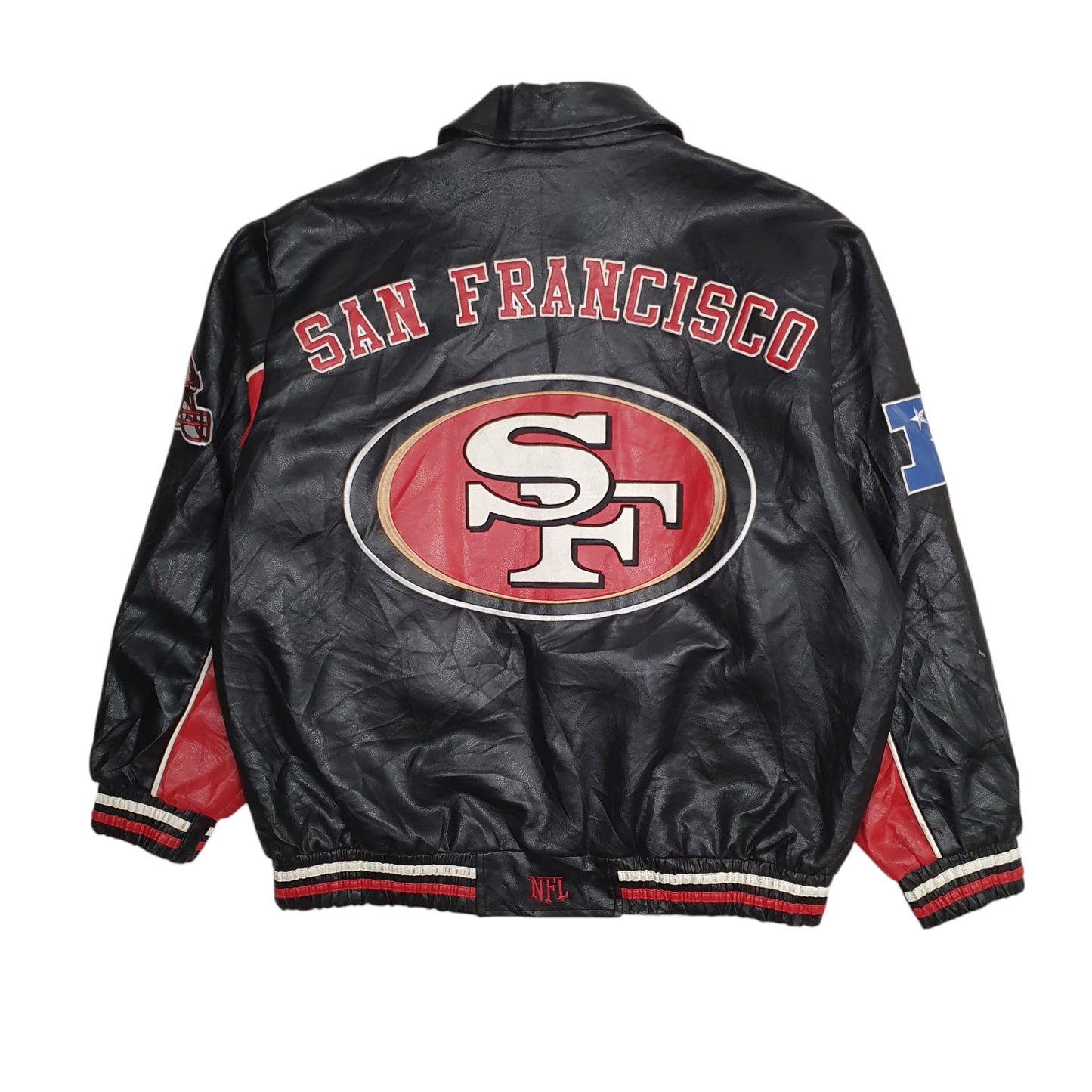 Mens Black NFL San Francisco 49ers Football  Coat