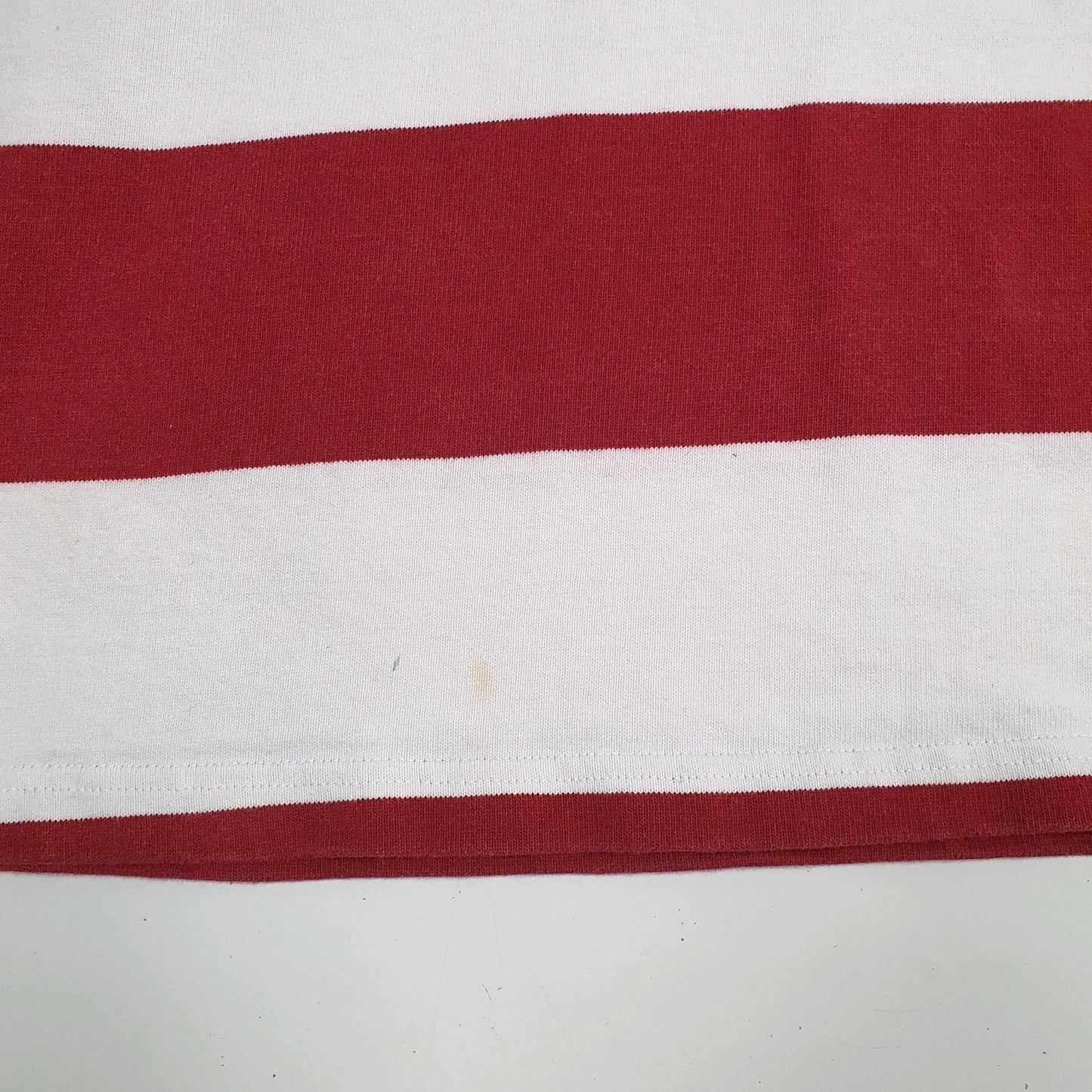 Mens Burgundy Barbarian Rugby Crewneck Polo Shirt