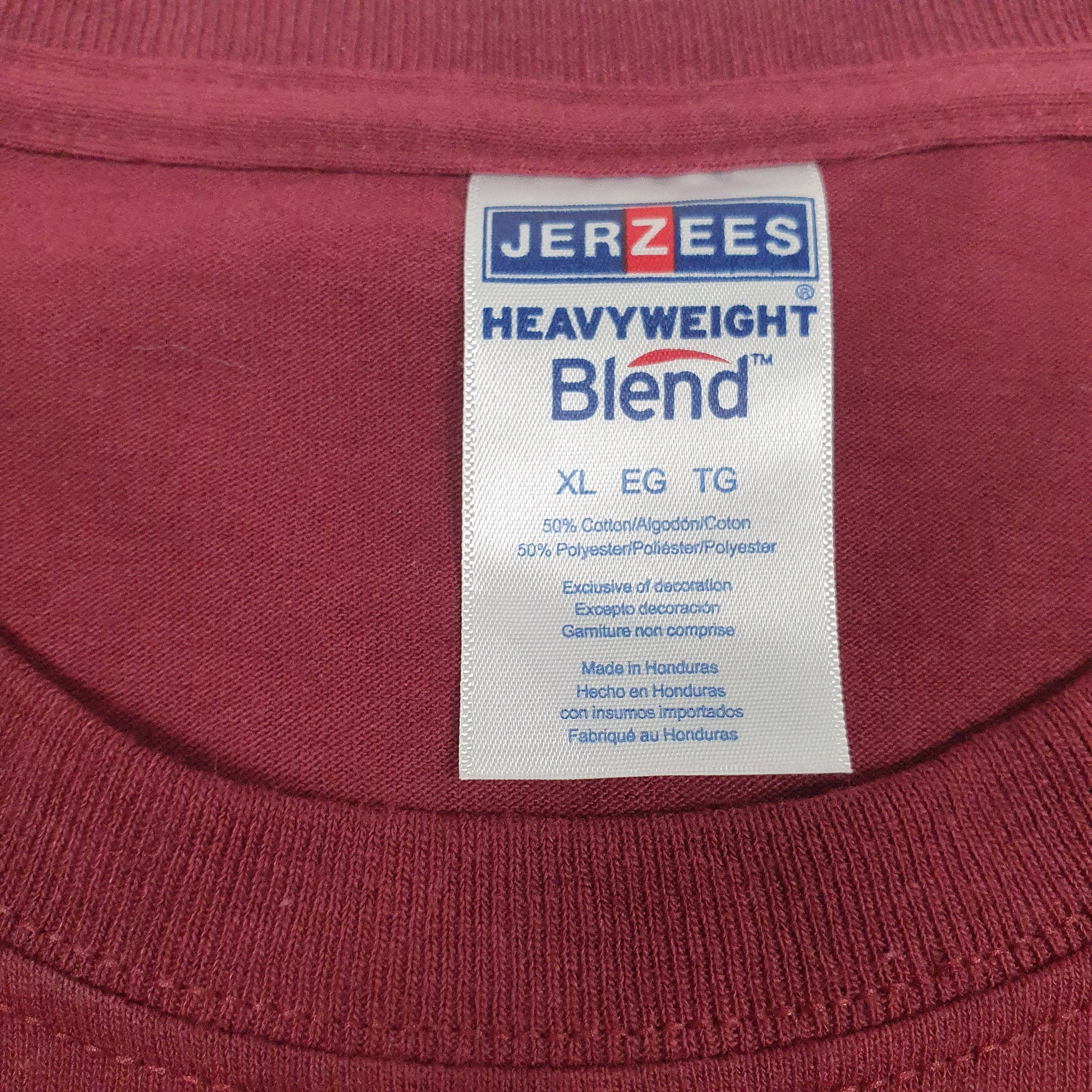 Mens Burgundy Jerzees Southern Illinois Salukis Crewneck T Shirt