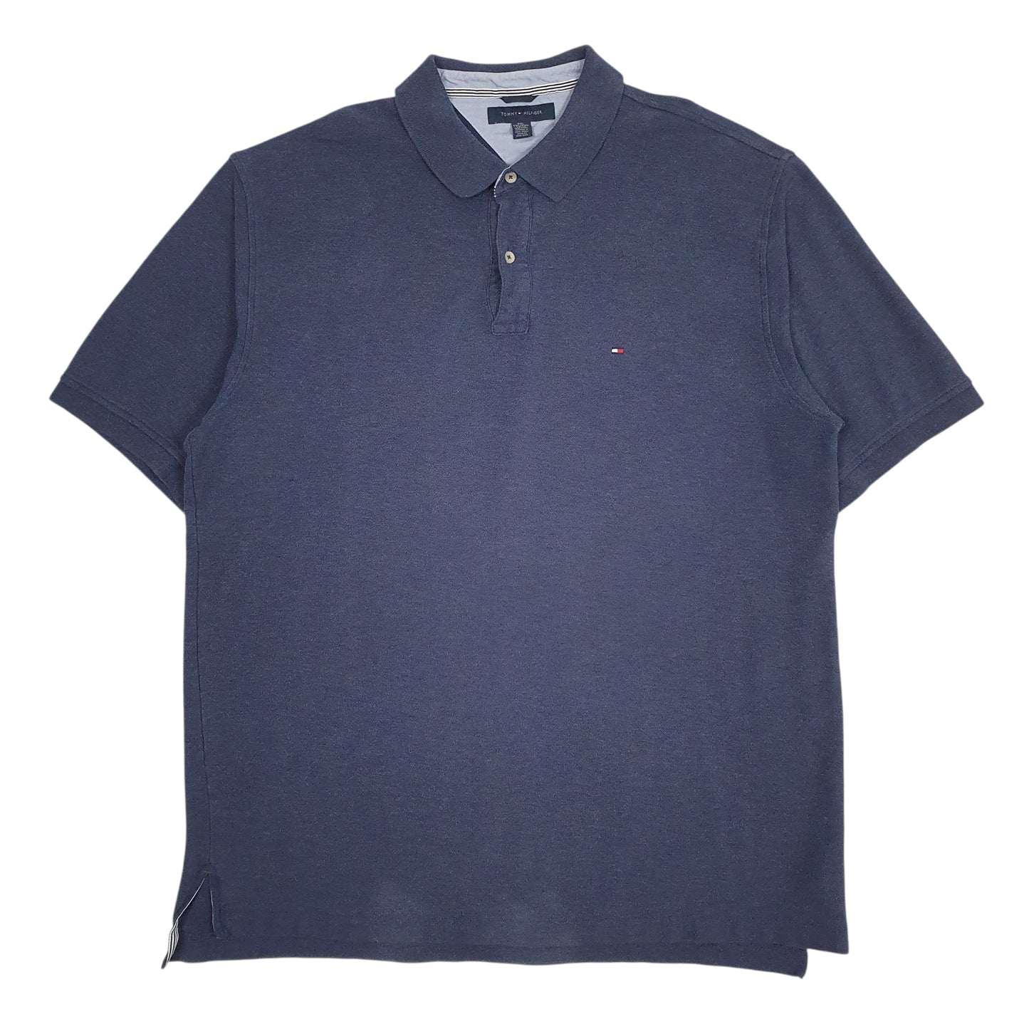 Mens Navy Tommy Hilfiger  Short Sleeve Polo Shirt