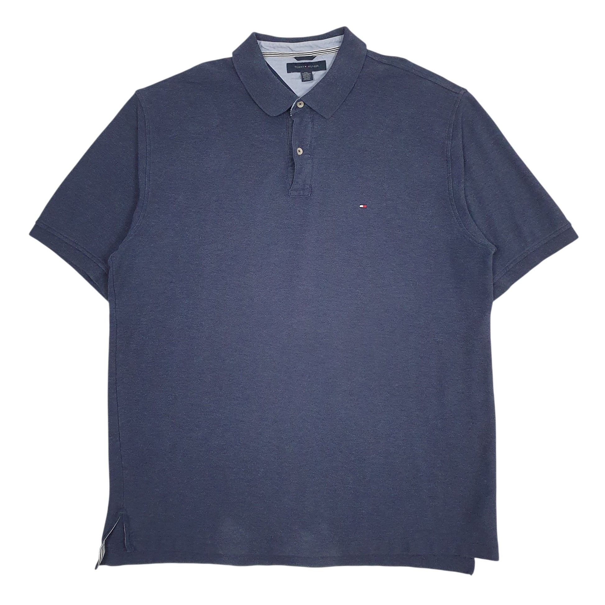 Mens Navy Tommy Hilfiger  Short Sleeve Polo Shirt