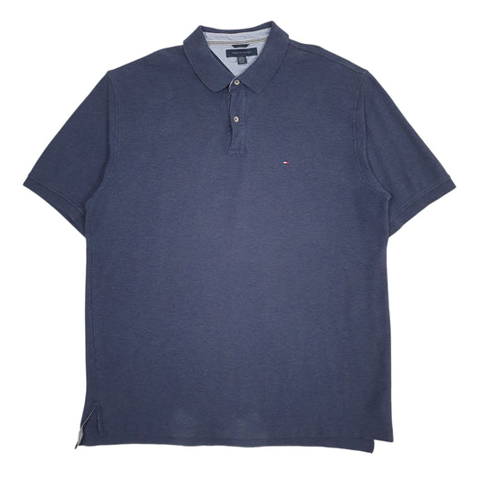 Mens Navy Tommy Hilfiger  Short Sleeve Polo Shirt