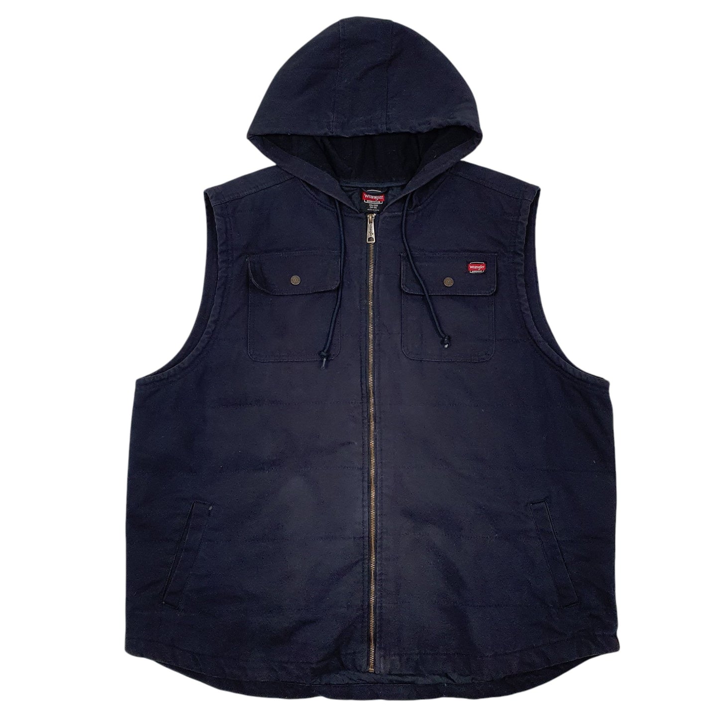 Mens Navy Wrangler Workwear  Coat