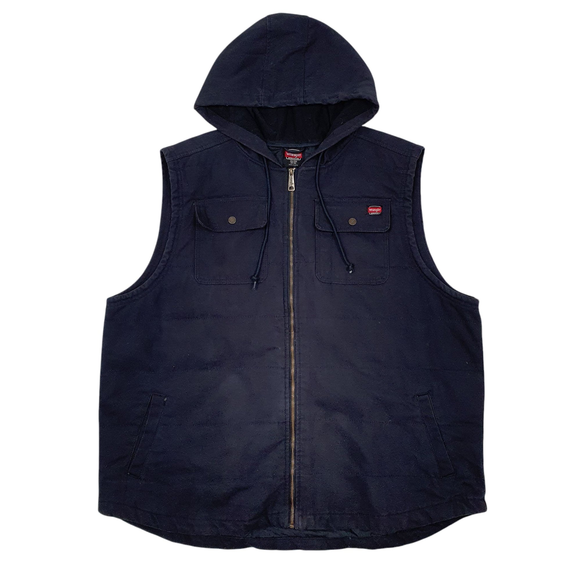 Mens Navy Wrangler Workwear  Coat