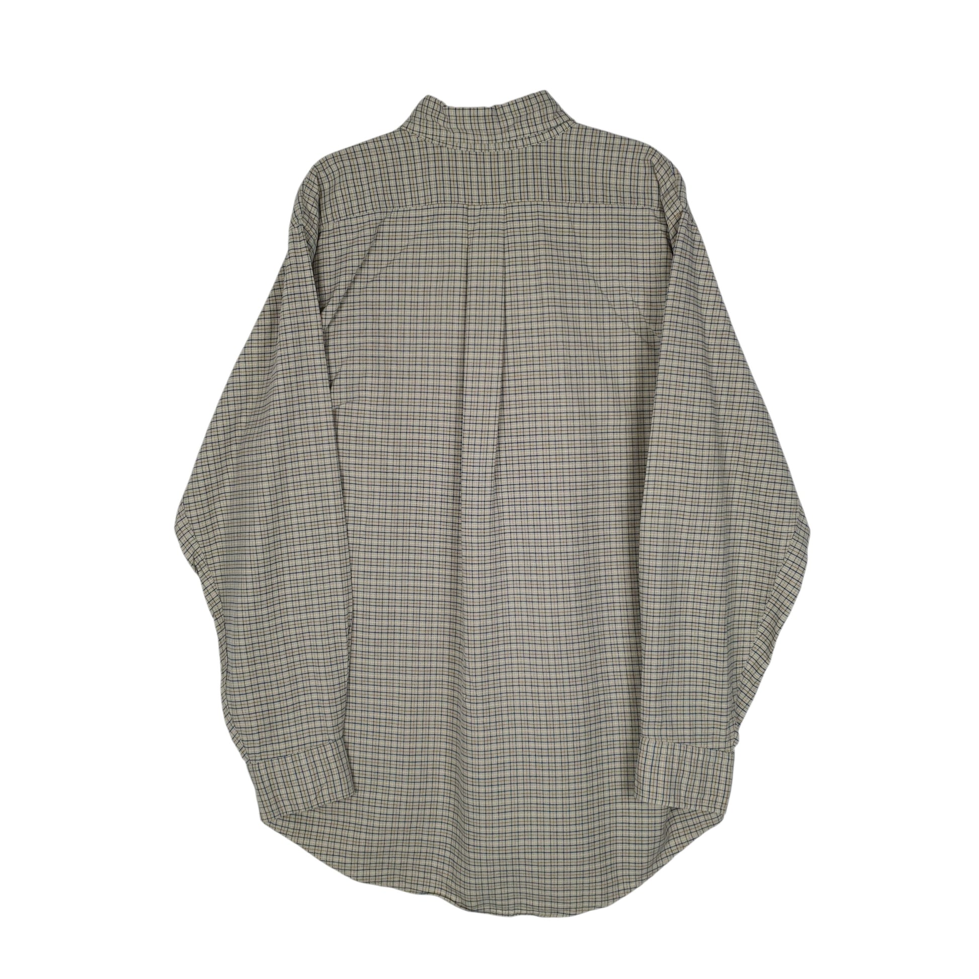 Mens Green L.L.Bean Vintage 90s Made In USA  Shirt