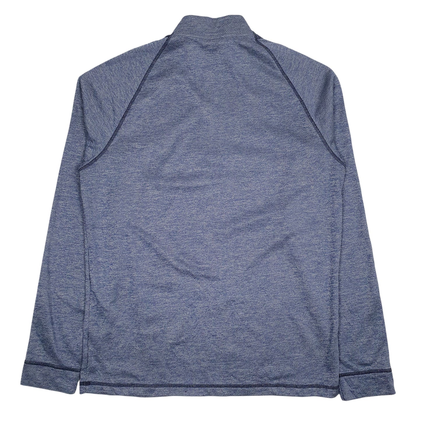 Mens Blue Adidas  Quarter Zip Jumper