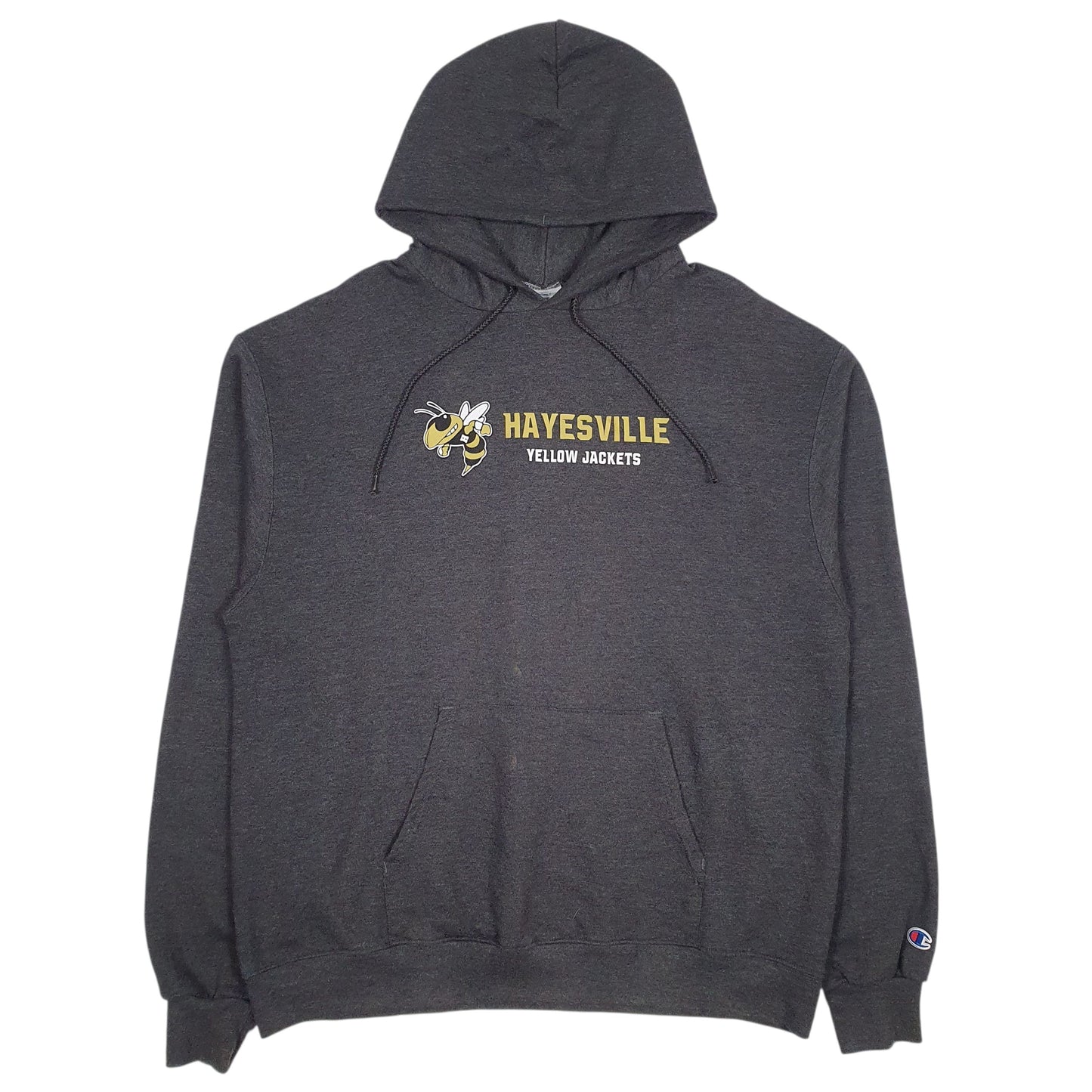 Mens Grey Champion  Hoodie Jumper