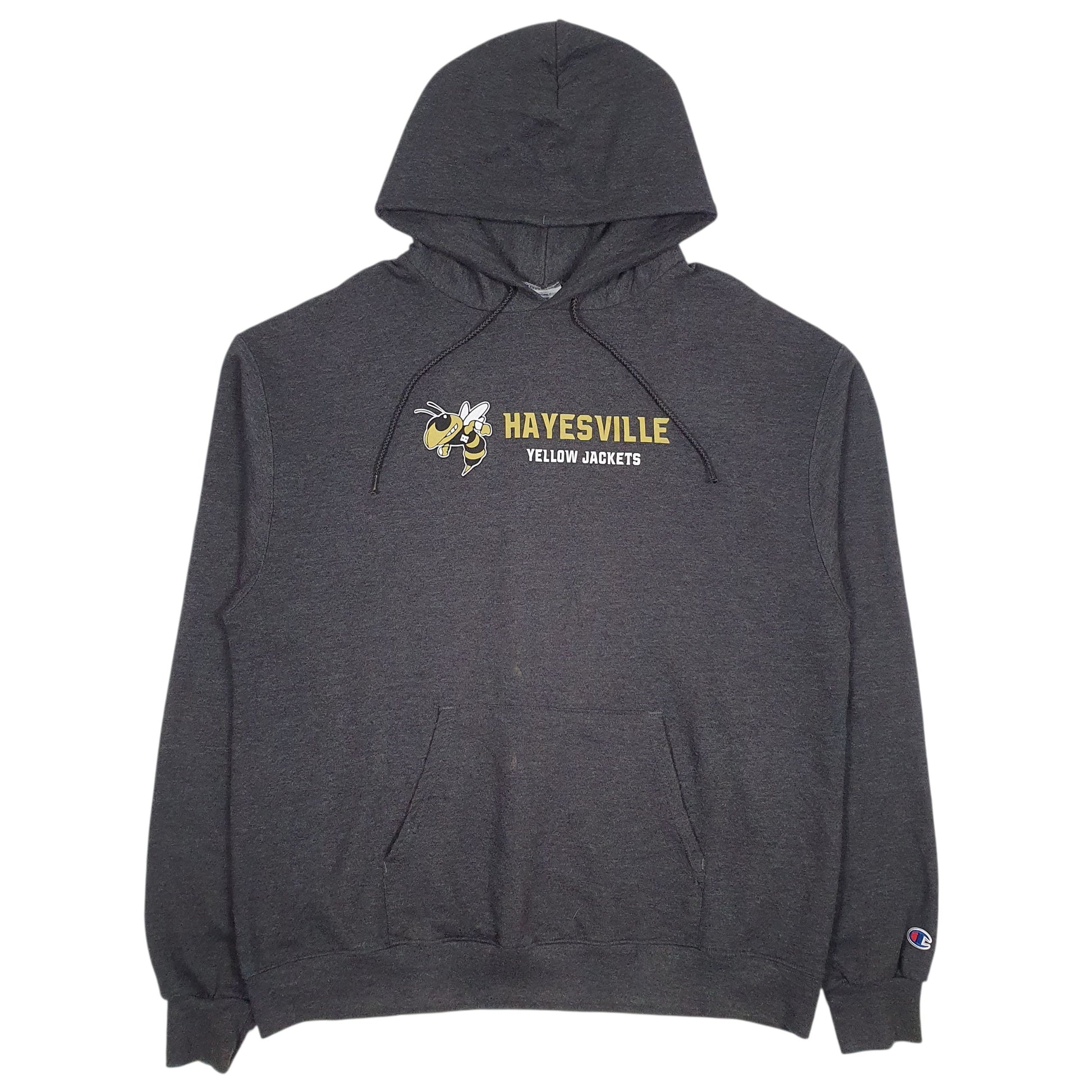 Mens Grey Champion  Hoodie Jumper