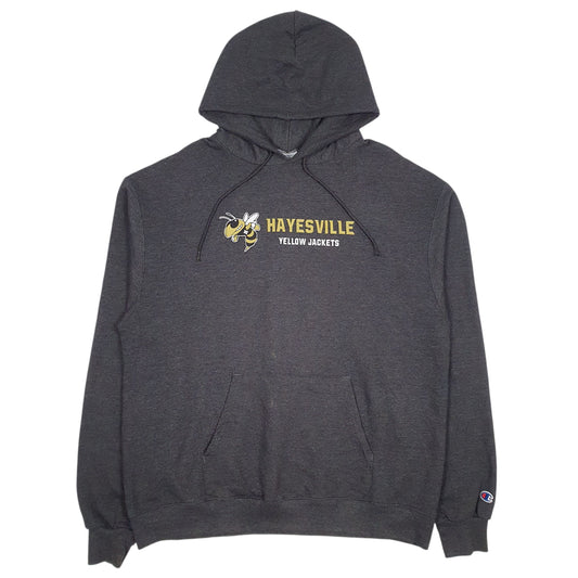 Mens Grey Champion  Hoodie Jumper