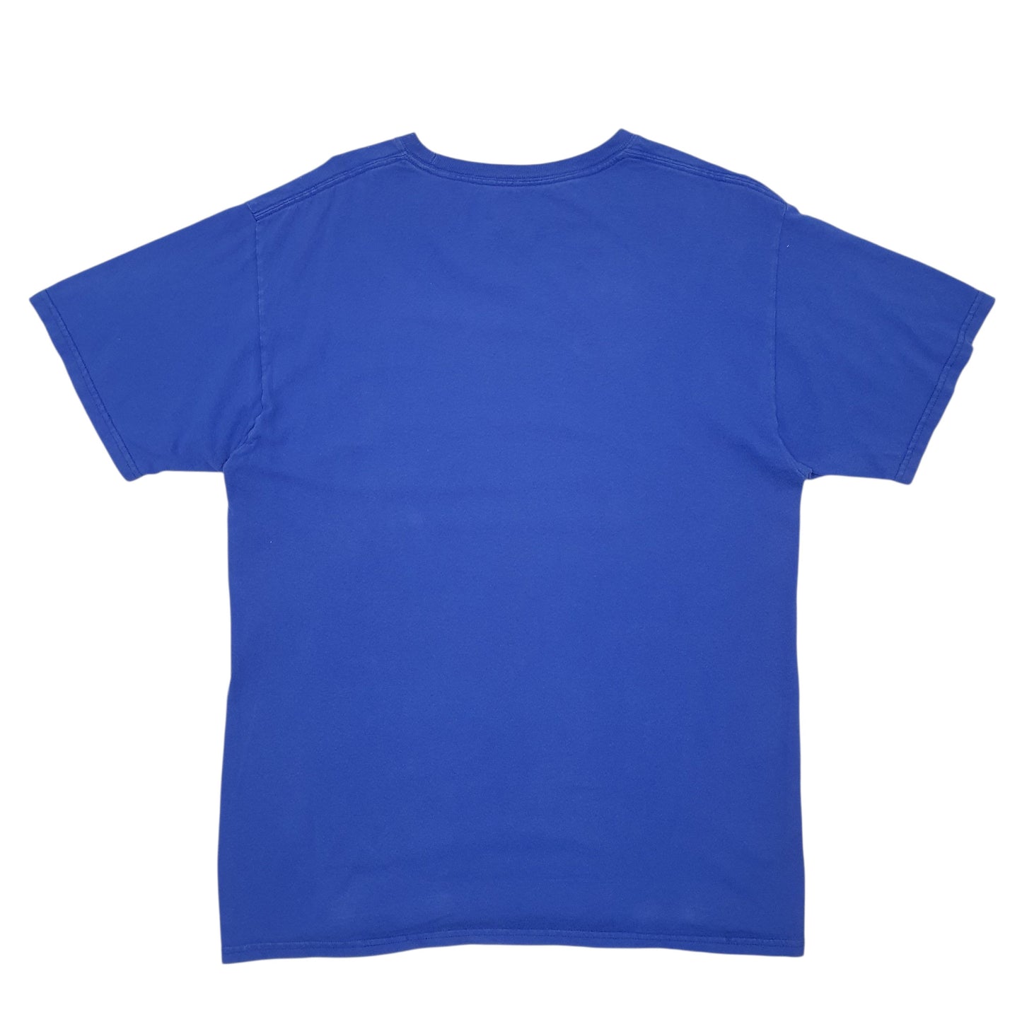 Mens Blue Majestic Pennant  T Shirt