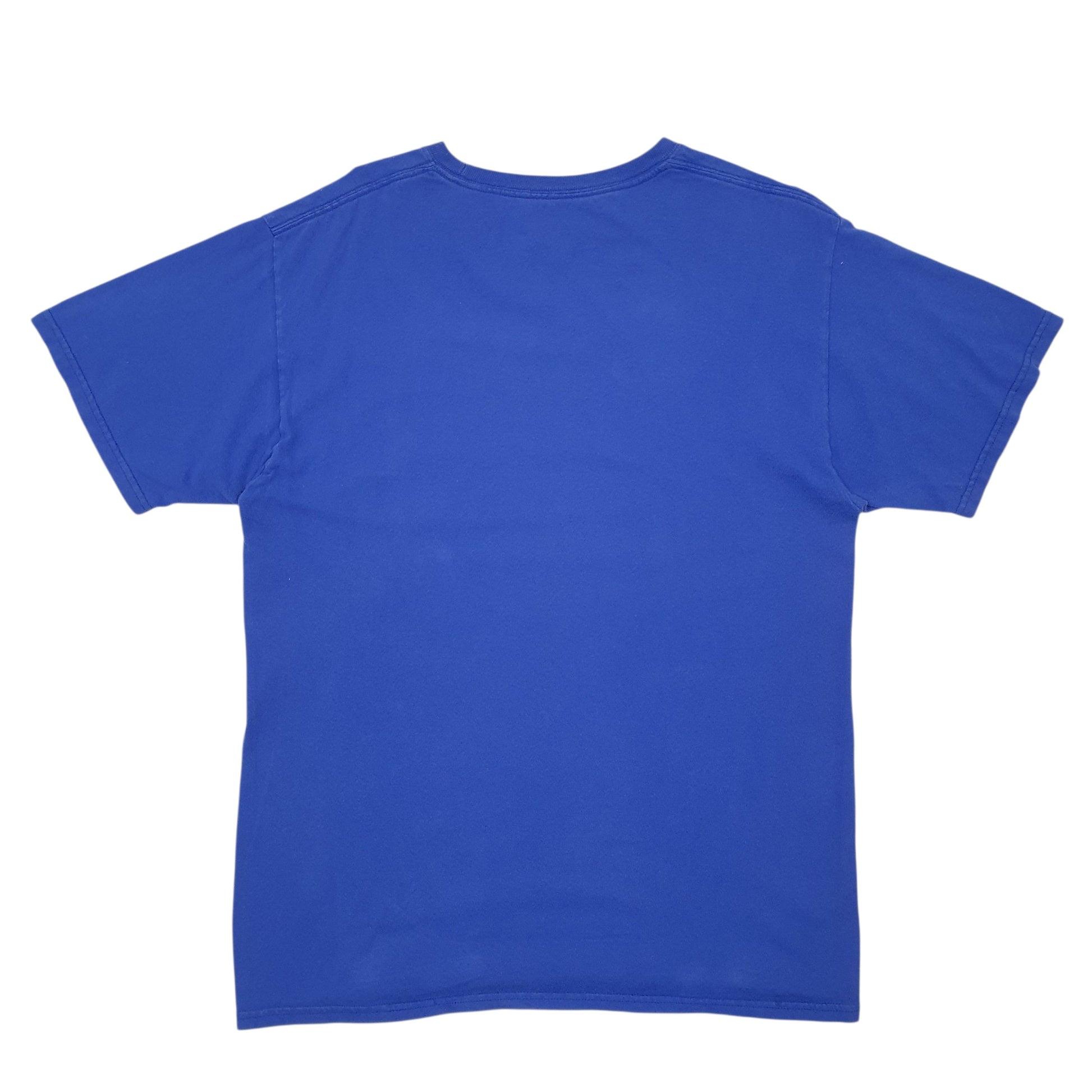 Mens Blue Majestic Pennant  T Shirt