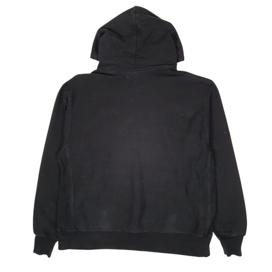 Mens Black Champion Reverse Weave Hoodie Jumper