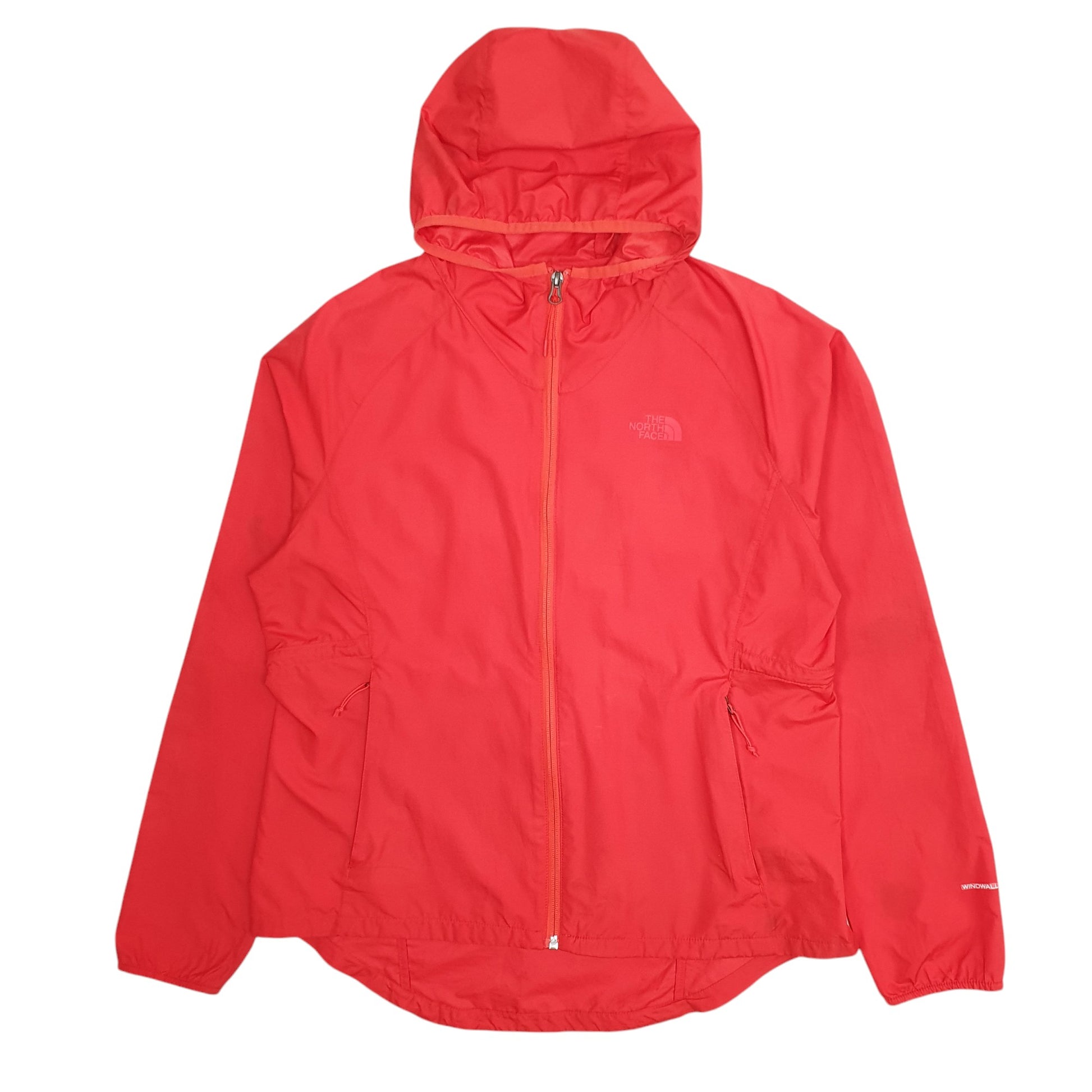 Womens Red The North Face Windwall Running Active  Coat