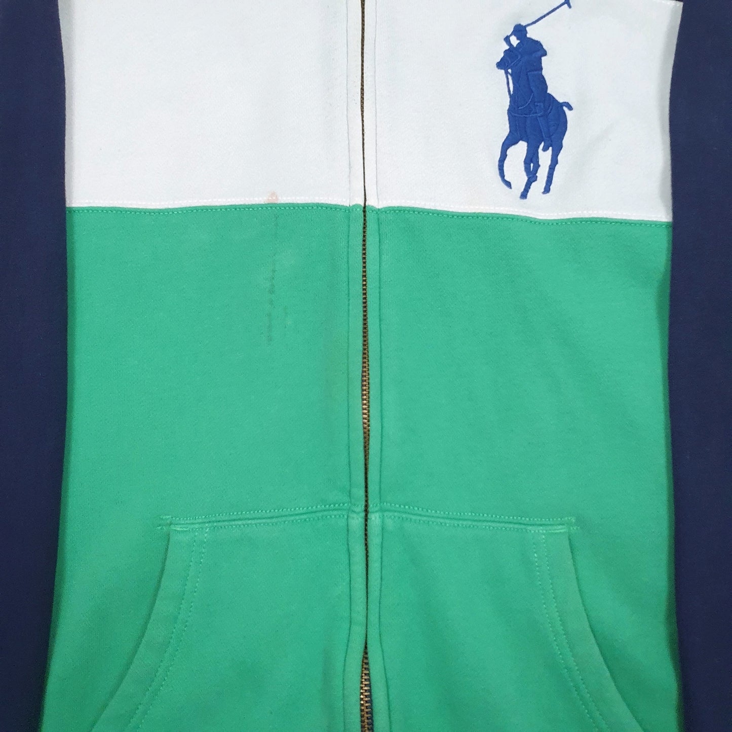 Mens Green Polo Ralph Lauren  Full Zip Jumper