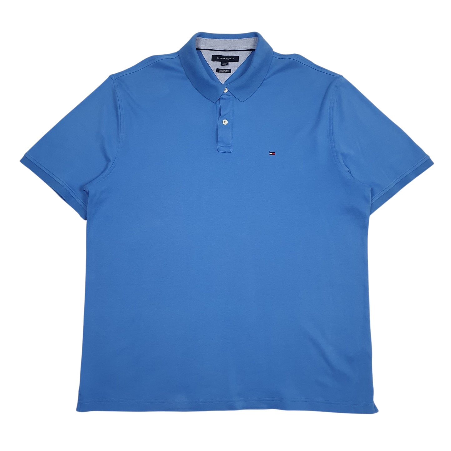 Mens Blue Tommy Hilfiger  Short Sleeve Polo Shirt