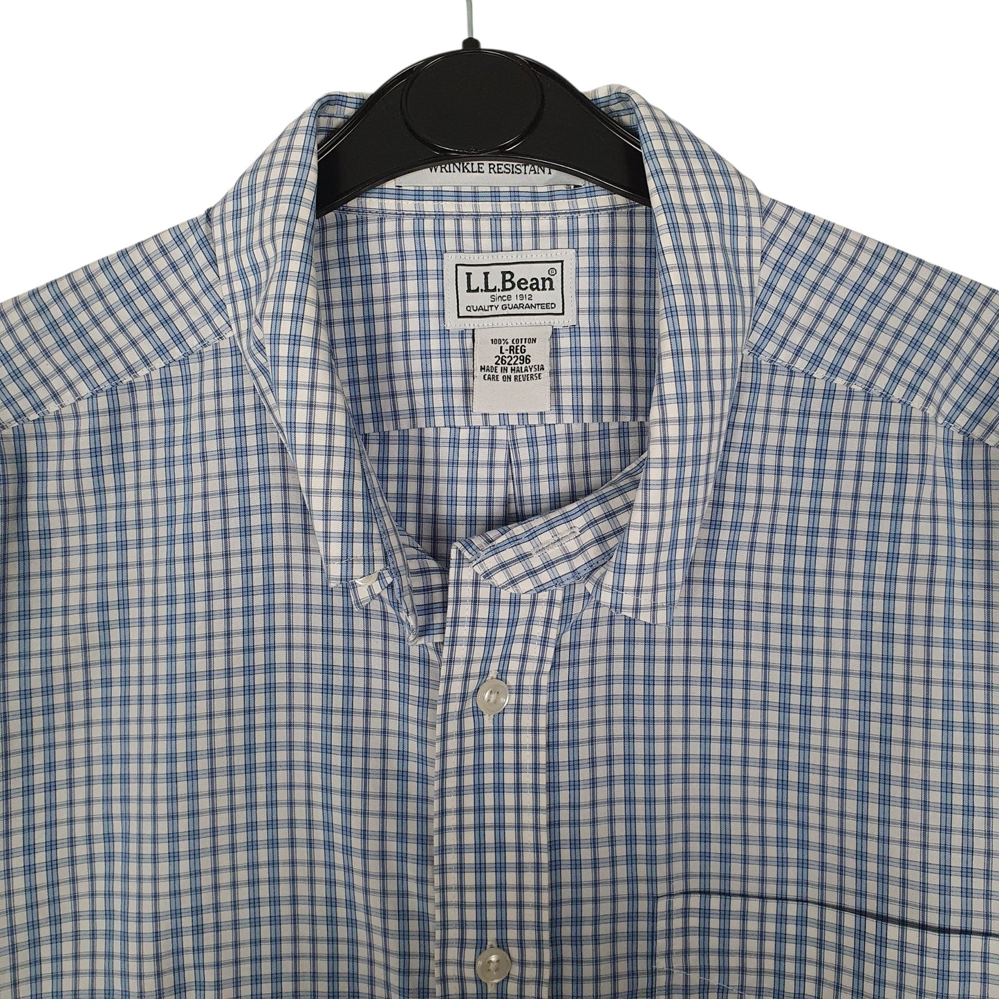 Mens Blue L.L.Bean   Shirt