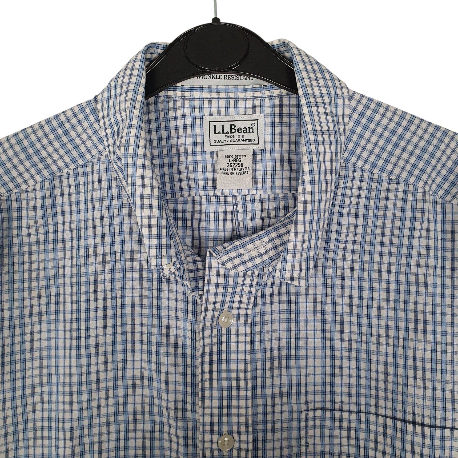 Mens Blue L.L.Bean   Shirt