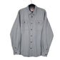 Mens Grey Wrangler  Long Sleeve Shirt