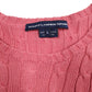 Womens Pink Ralph Lauren Sport Cable Knit Crewneck Jumper