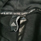 Mens Black Adidas Spellout Hoodie Jumper