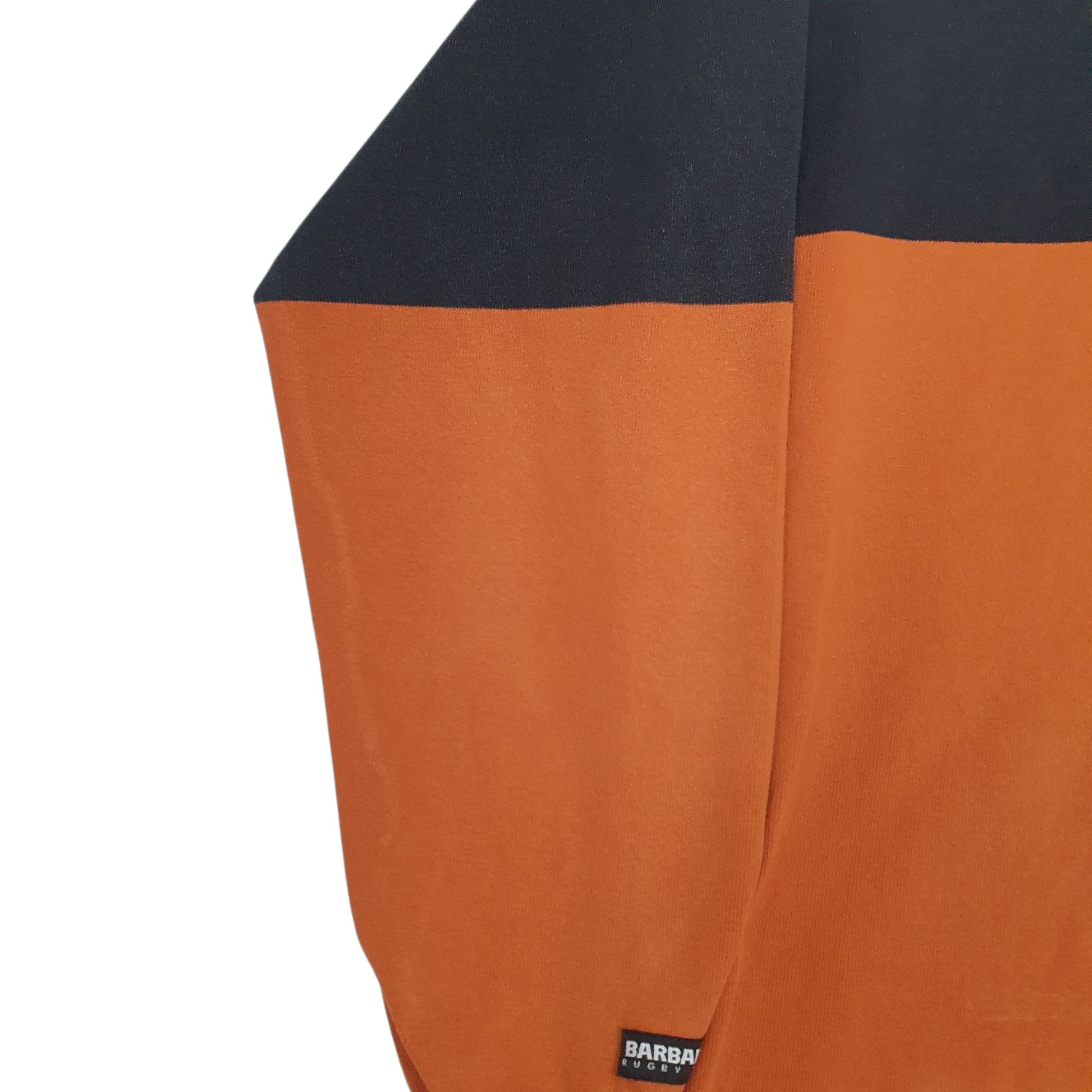 Mens Tan Barbarian Rugby Guinness Hoodie Polo Shirt