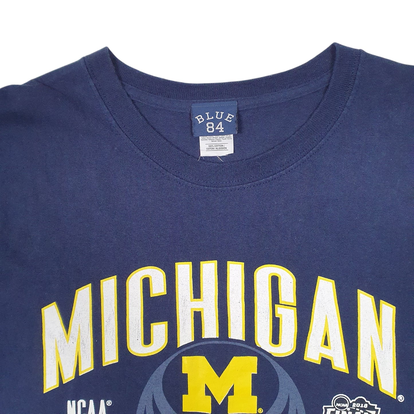 Mens Navy Blue 84 Michigan State  T Shirt