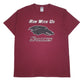 Mens Burgundy Jerzees Southern Illinois Salukis Short Sleeve T Shirt