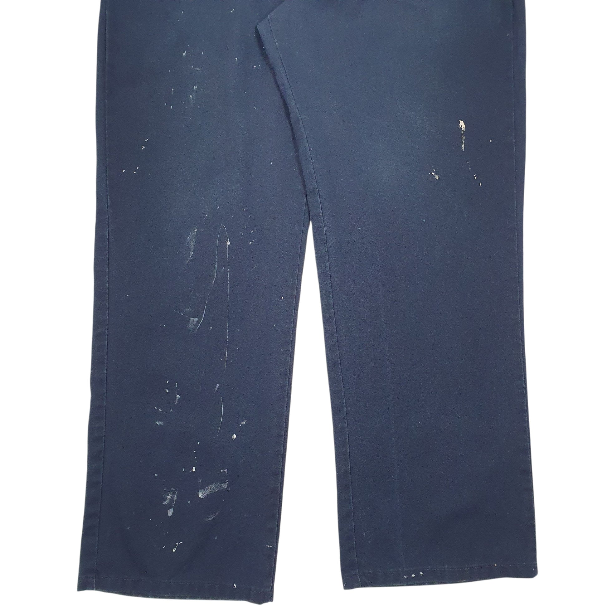 Mens Navy Dickies Workwear  Trousers