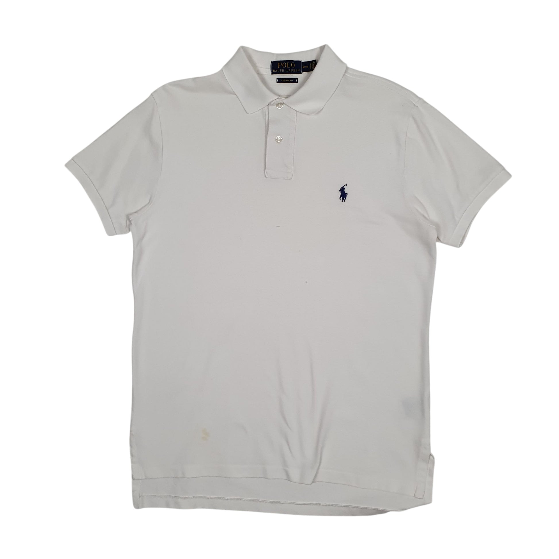 Mens White Polo Ralph Lauren  Short Sleeve Polo Shirt