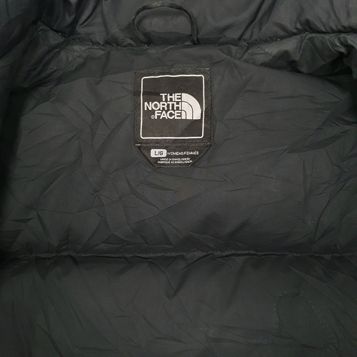 Womens Black The North Face Nuptse  Coat