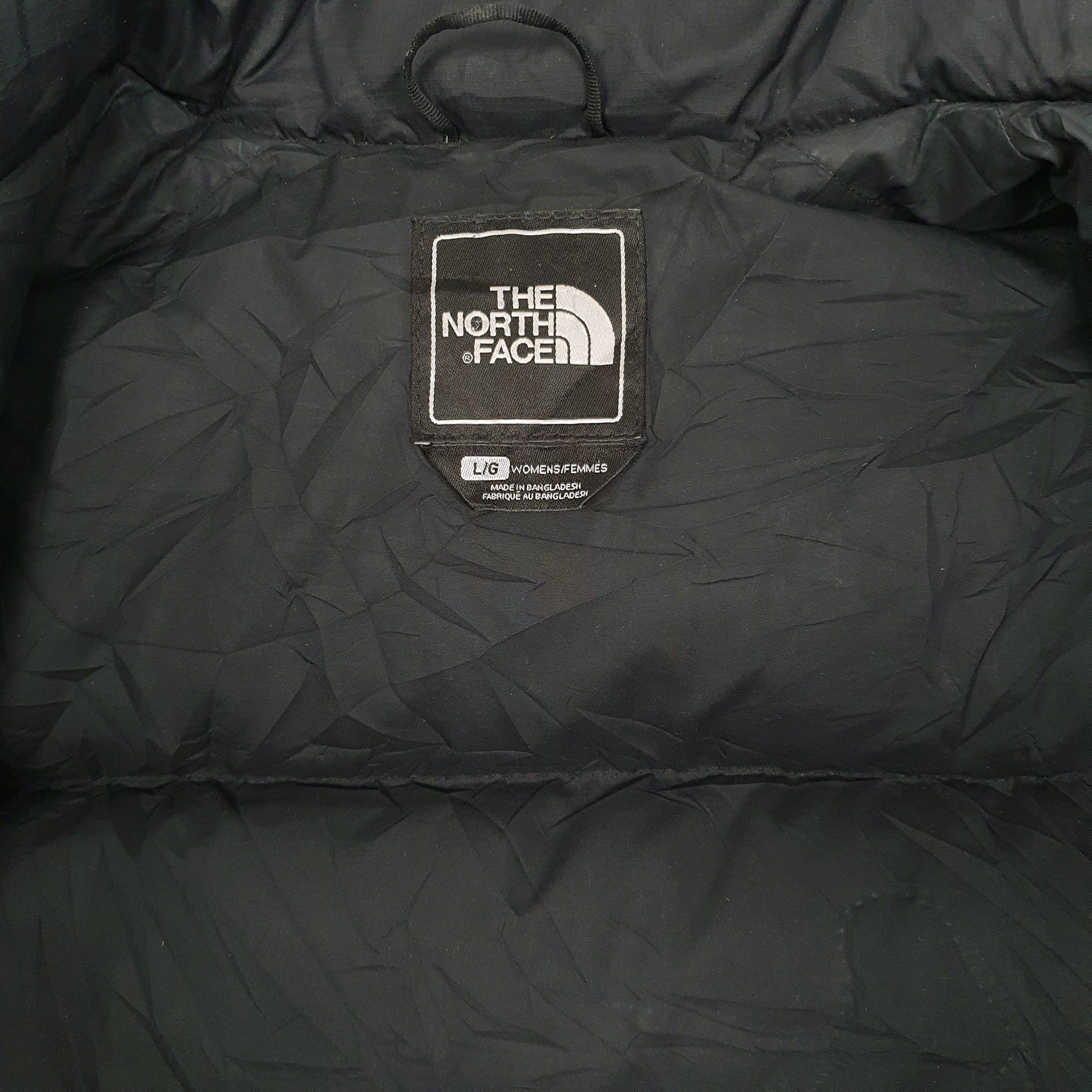 Womens Black The North Face Nuptse  Coat