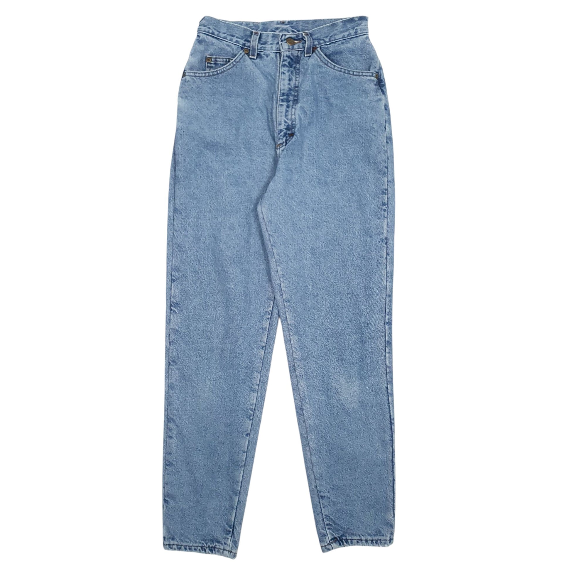 Womens Blue L.L.Bean Blanket Lined Union Made in USA 90s Casual JeansW26 L30