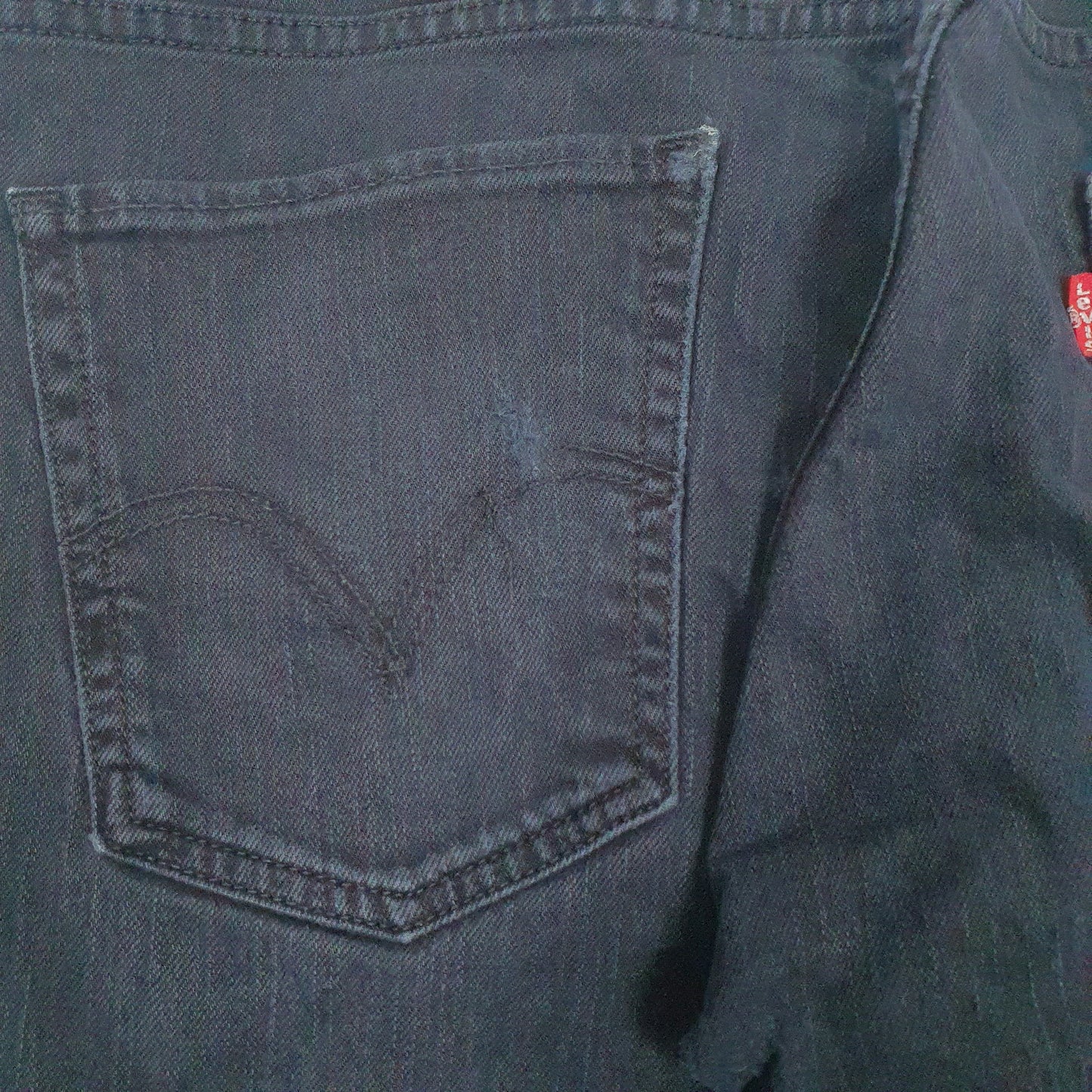 Mens Navy Levis   Jeans