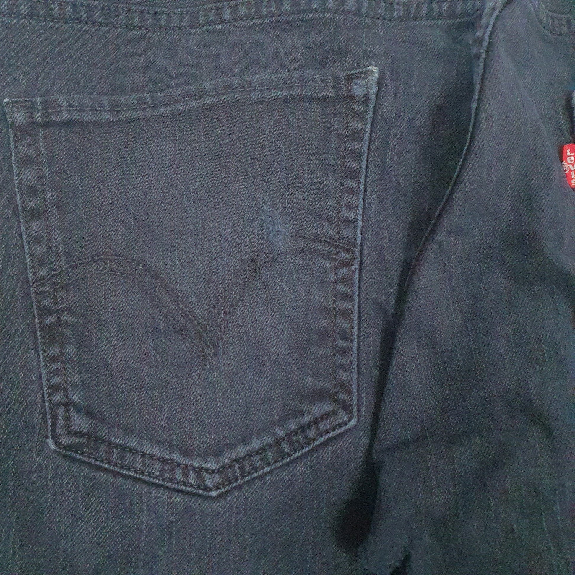 Mens Navy Levis   Jeans