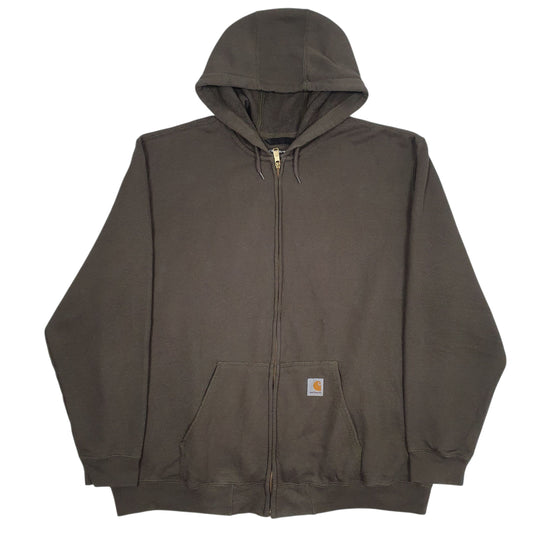 Mens Green Carhartt  Full Zip Jumper