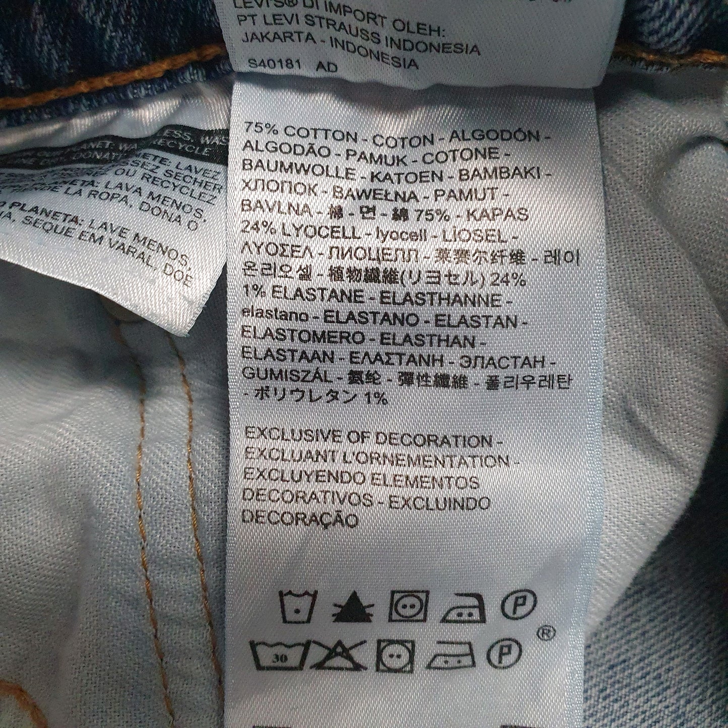 Mens Blue Levis   Jeans