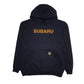 Mens Navy Carhartt Subaru Hoodie Jumper