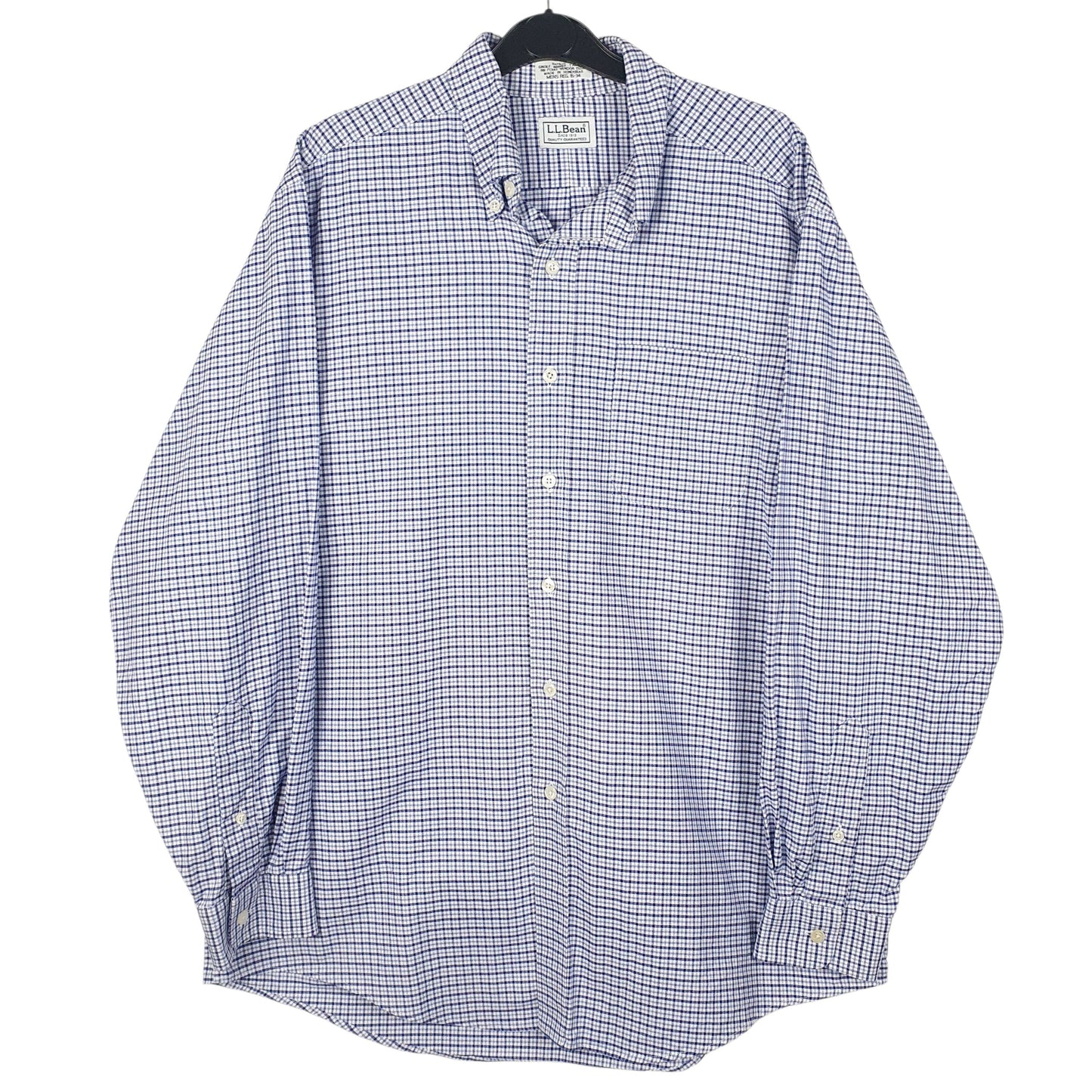 Mens Blue L.L.Bean  Long Sleeve Shirt