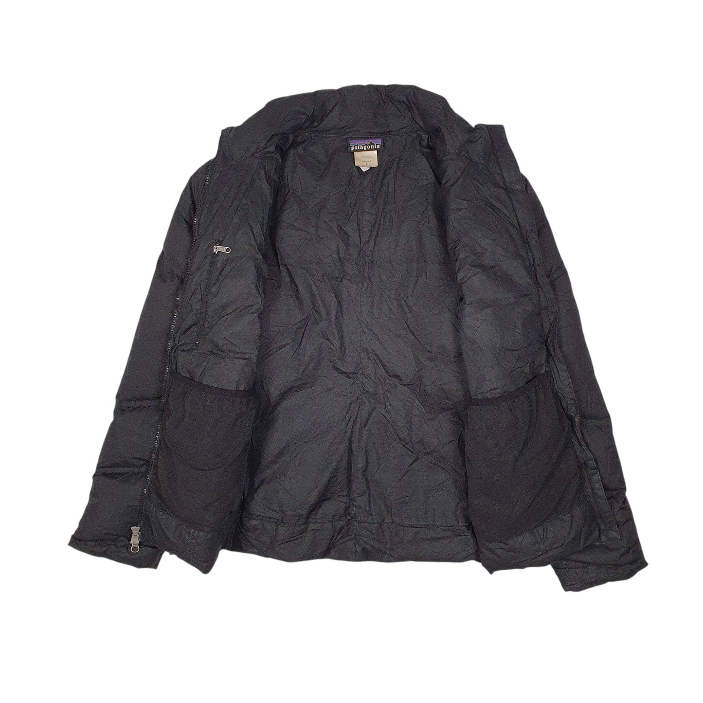 Womens Black Patagonia Upside of Down Vintage 2000s  Coat