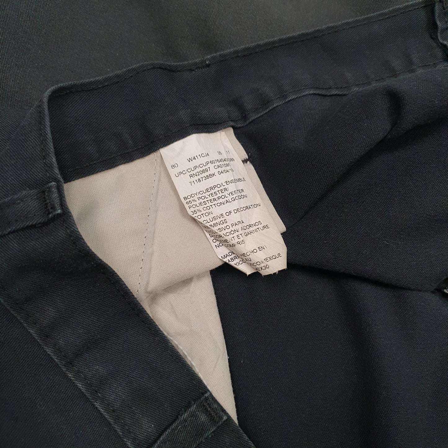 Mens Black Dickies Workwear  Shorts