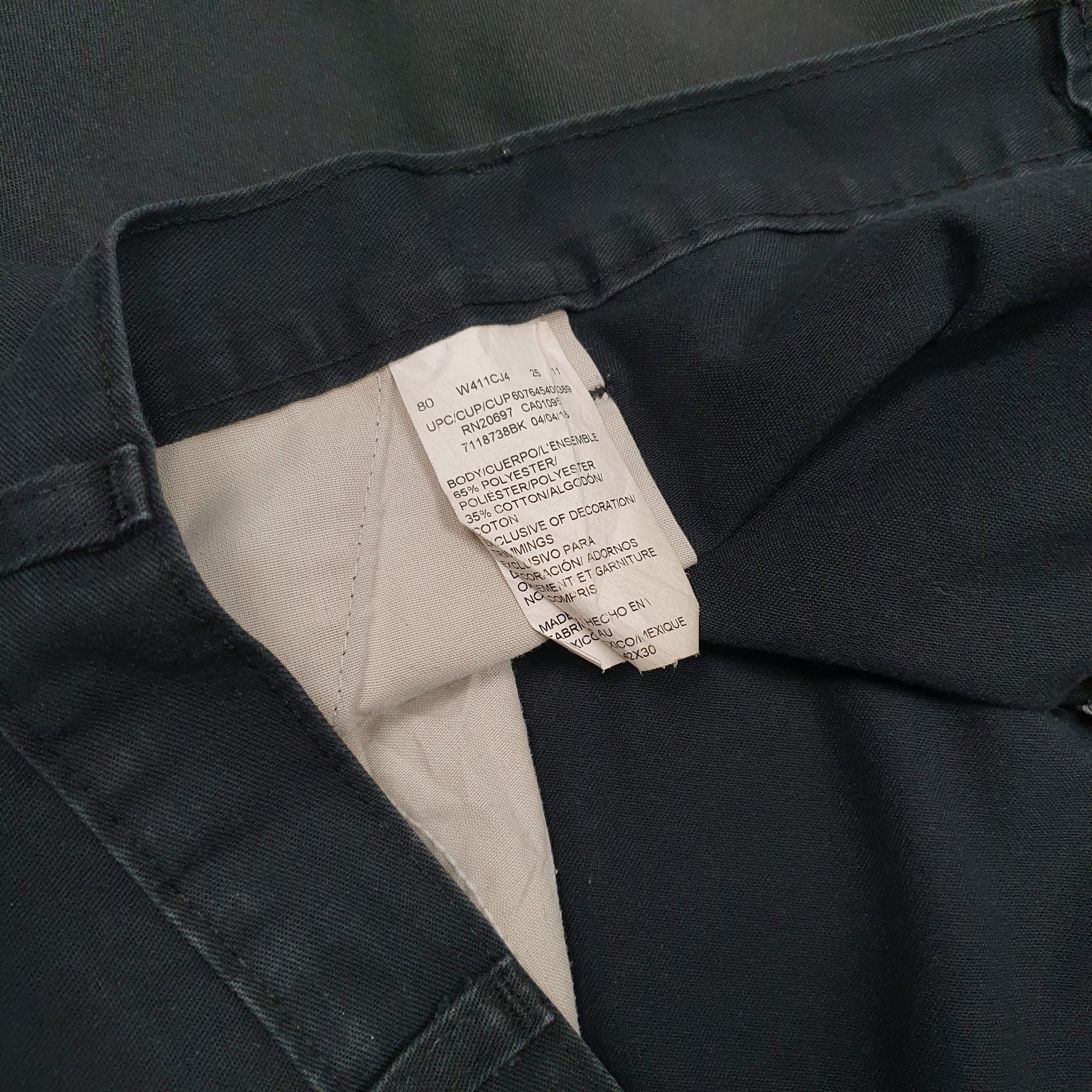 Mens Black Dickies Workwear  Shorts