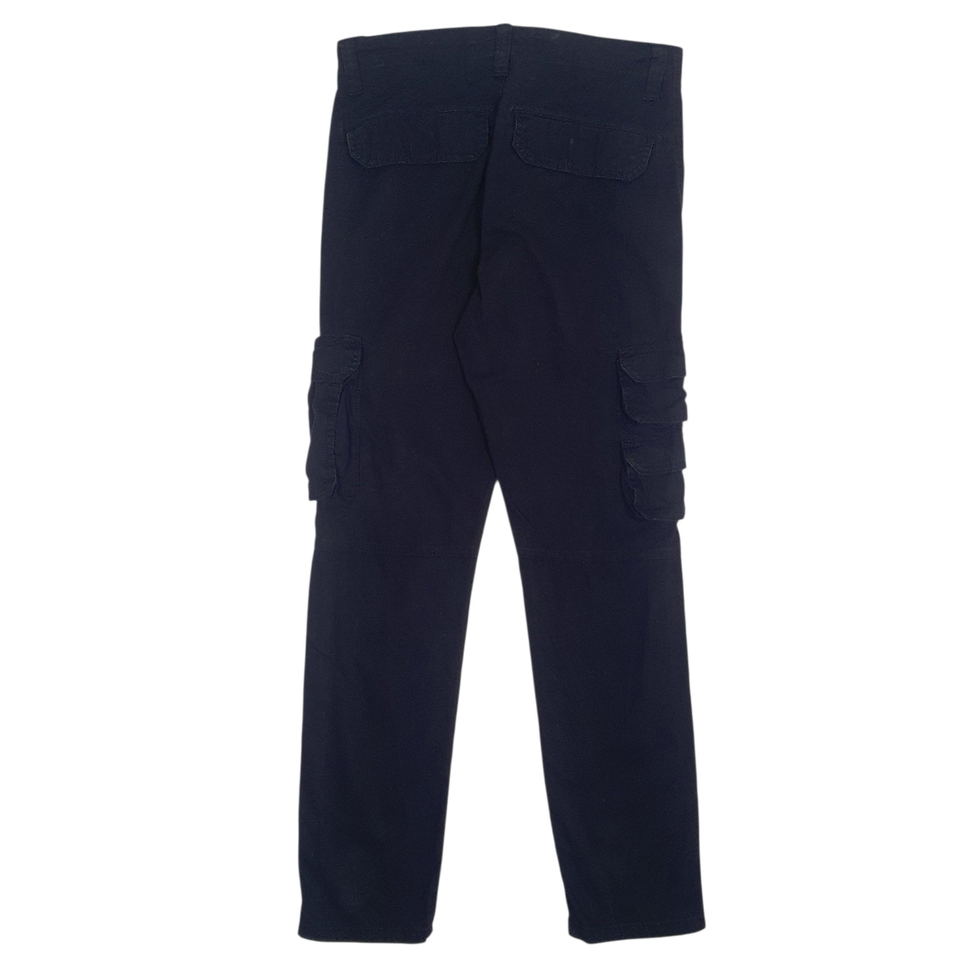 Mens Black Wrangler Taper  Trousers