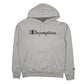 Mens Grey Champion  Hoodie Jumper