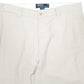 Mens Cream Polo Ralph Lauren Philip Pant Vintage 90s  Trousers