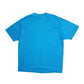 Mens Blue Hanes Single Stitch Vintage 90s Roofing  T Shirt