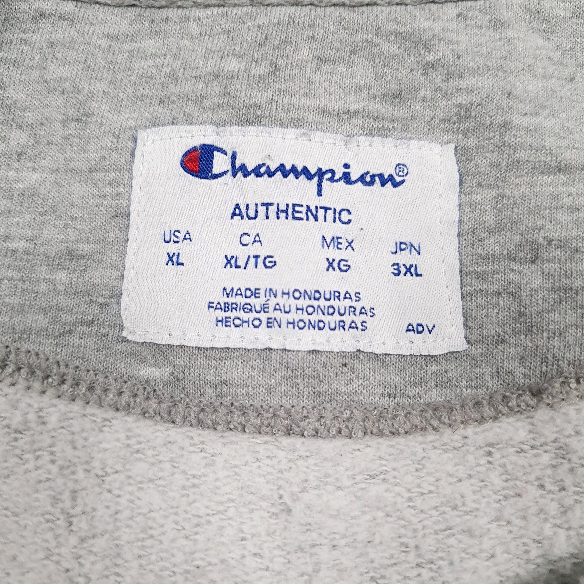 Mens Grey Champion  Crewneck Jumper