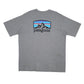 Mens Grey Patagonia   T Shirt