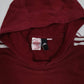 Womens Burgundy Adidas  Hoodie Jumper