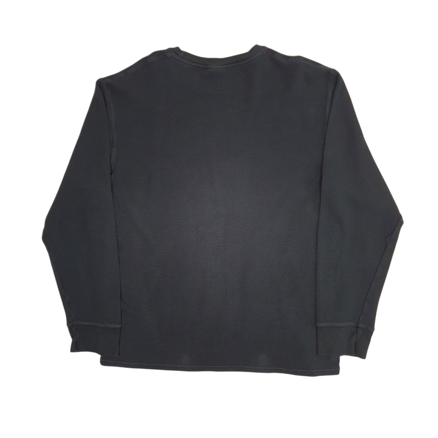 Mens Black Polo Ralph Lauren Lightweight Thermal Crewneck Jumper